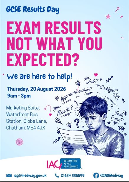 Medway GCSE Results Day Support Drop-In Session