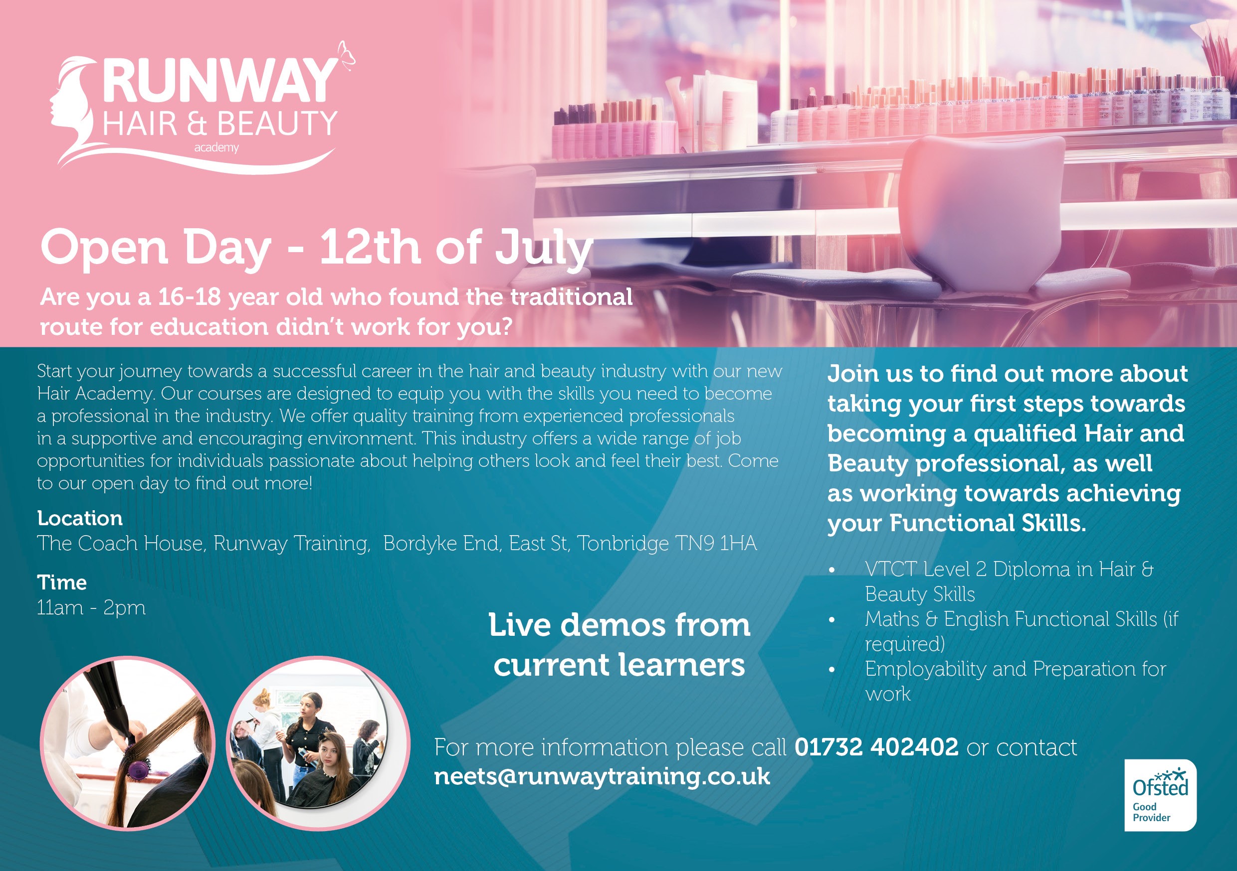 Open Day - Runway Training Hair Academy